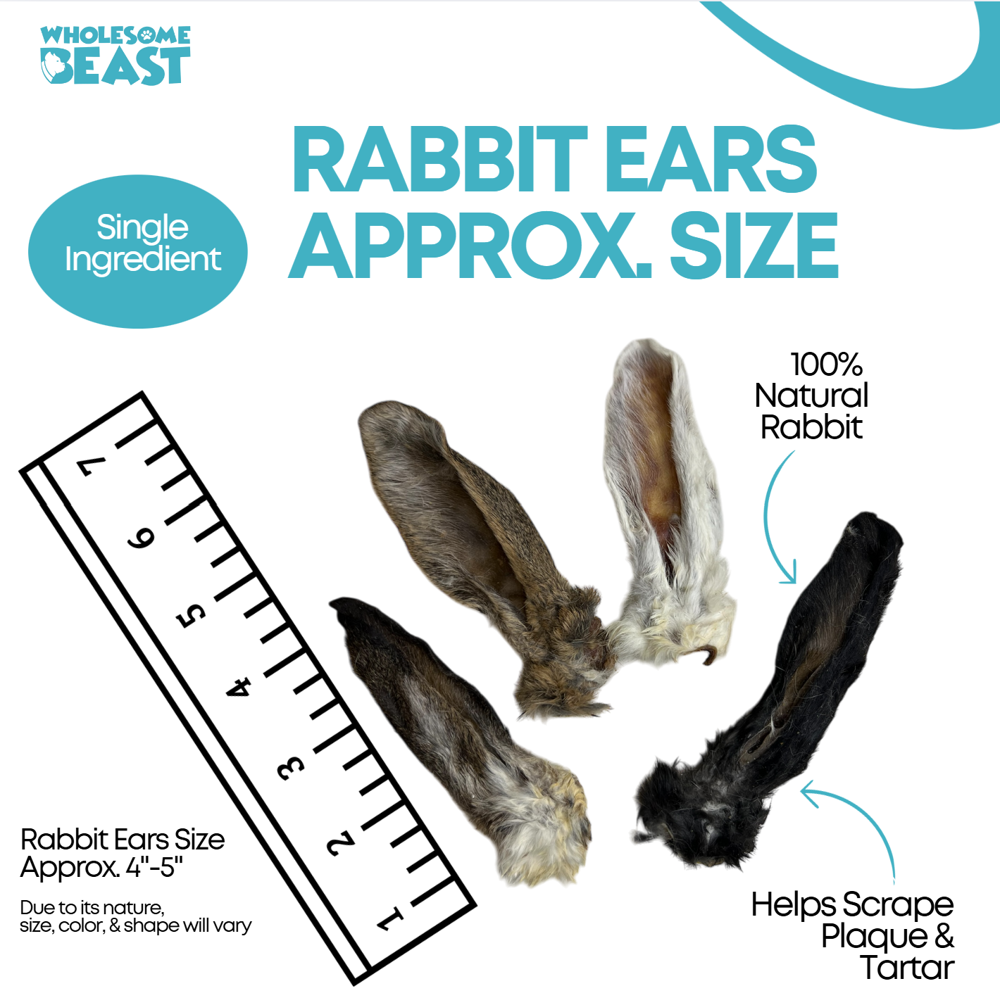 Air Dried Rabbit Ears